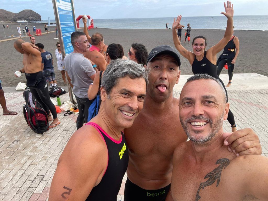 Virginia, Quique, Jacob y Luis